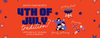 Quirky 4th of July Traditions Facebook Cover