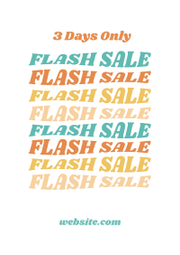 Flash Sale Warp Flyer