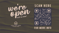 Quirky Open Now Animation