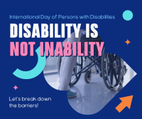 Disability Awareness Facebook Post