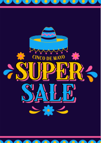 Cinco De Mayo Biggest Colorful Sale Flyer