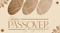 Modern Nostalgia Passover Facebook Event Cover