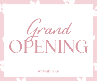 Floral Grand Opening Facebook Post