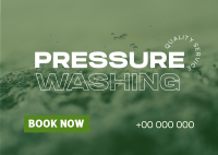 Professional Pressure Wash Postcard