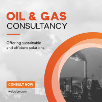 Oil and Gas Consultancy Instagram Post Design