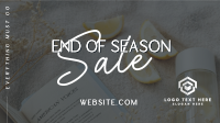 Minimalist End Of Season Sale Facebook Event Cover