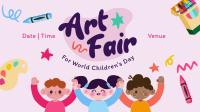 Art Fair Children's Day Animation