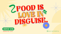 Food Language Quote Facebook Event Cover