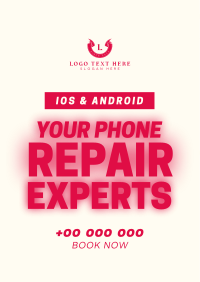 Phone Repair Experts Poster