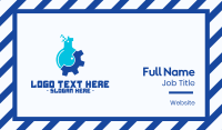 Pixel Flask Gear Business Card Design