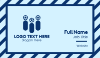 Soccer Player Business Card example 2