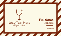 Food And Wine Business Card example 3