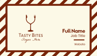 Drink & Eat Restaurant Business Card