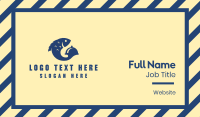 Fish Seafood Restaurant Business Card