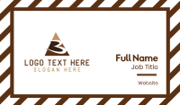 Number 3 Triangle Business Card