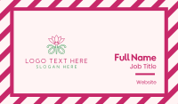 Lotus Flower Garden  Business Card