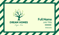 Green Natural Tree Business Card