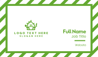 Eco Plant House Business Card