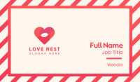 Love Heart  Business Card Image Preview