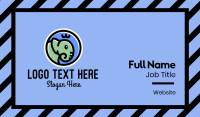 Baby Elephant Prince Business Card Design