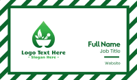 Green Leaf Business Card example 3