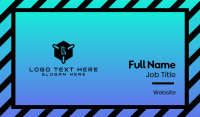 Polygon Tech Lettermark  Business Card