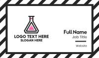 Chemical Flask Business Card Design