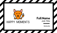 Cute Corgi Dog Business Card Image Preview