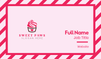 Pink Cupcake Business Card Image Preview