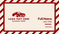 Classic Red Car Business Card