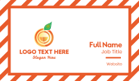 Orange Orange Business Card example 4