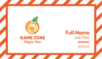 Orange Circle Business Card