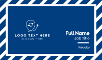 Air Travel Location Business Card