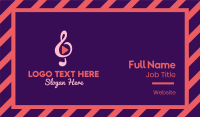 Music Streaming Application Business Card