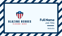 Stars & Stripes Shield Business Card Image Preview