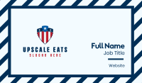 Stars & Stripes Shield Business Card Image Preview