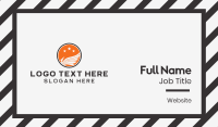 White Bird & Orange Circle Business Card Design