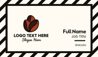 Coffee Bean Business Card example 2