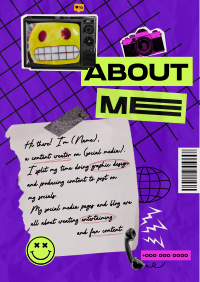 About Me Collage Poster