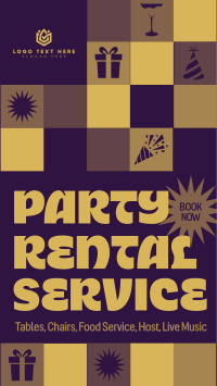 Retro Party Rental Facebook Story