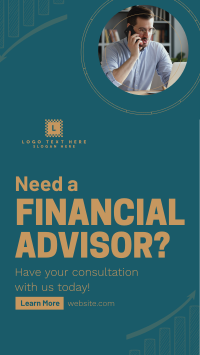 Professional Financial Advisor Instagram Reel Image Preview