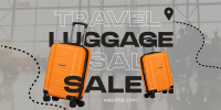 Travel Luggage Sale Twitter Post