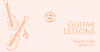 Guitar Lesson Registration Facebook Ad