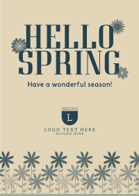 Hello Spring! Poster