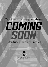 Coming Soon Fitness Gym Teaser Flyer