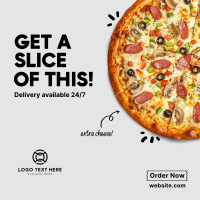 Pizza Slice Instagram Post
