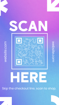 Scan to Checkout Instagram Reel Design