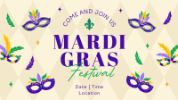 Mardi Gras Festival Facebook Event Cover