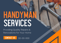 Handyman Services Postcard