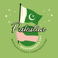 Raise Pakistan Flag Linkedin Post